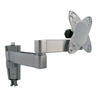 Flat Panel LCD TV Wall Mount Bracket with Double Swing Arm Extension