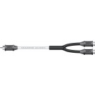 Marine Audio RCA Y-Cable (Single Male/Dual Female)