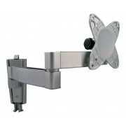 Flat Panel LCD TV Wall Mount Bracket with Double Swing Arm Extension