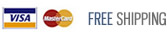 Visa, Mastercard - Free Shipping